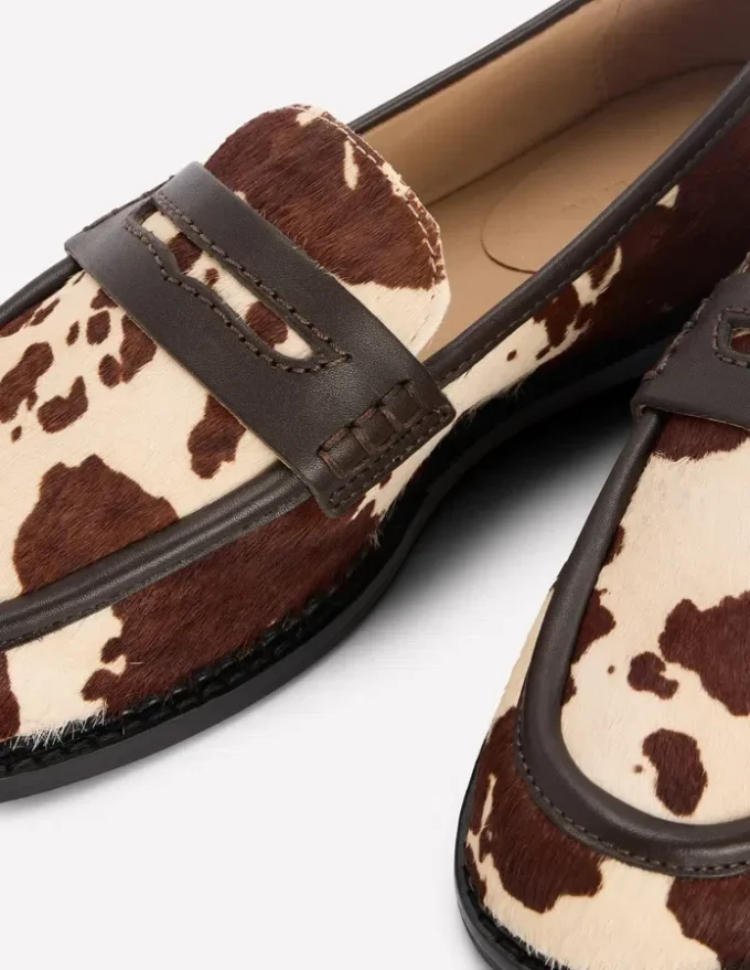 Nya Penny Loafers Brown/Ivory