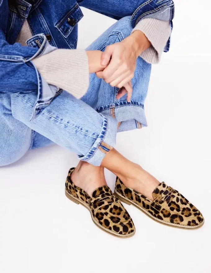 Nya Penny Loafers Classic Leopard Nya Penny Loafers Classic Leopard