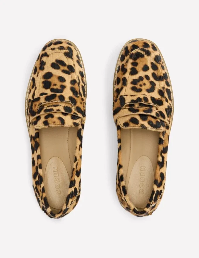 Nya Penny Loafers Classic Leopard Nya Penny Loafers Classic Leopard