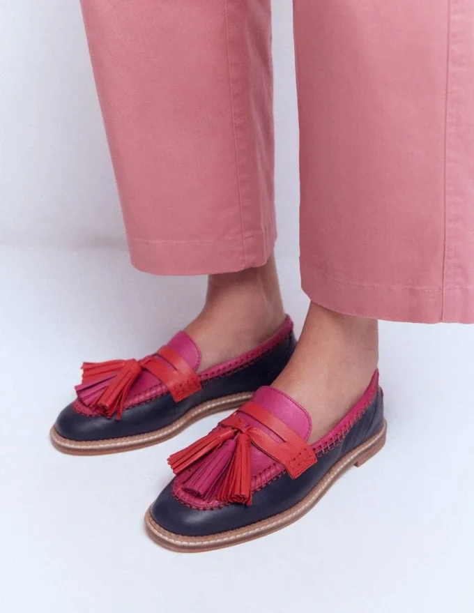Nya Penny Loafers Colourblock Tassel Nya Penny Loafers Colourblock Tassel