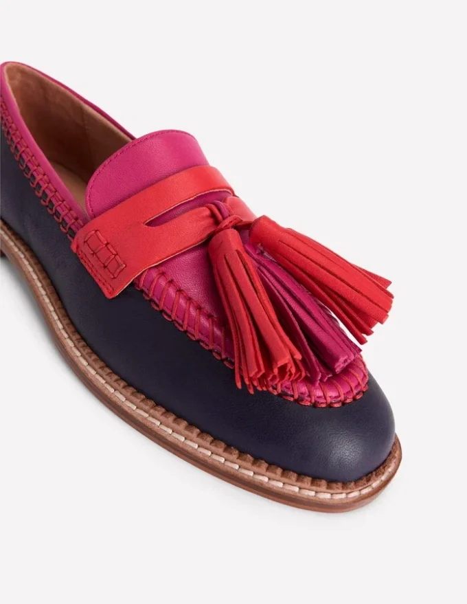Nya Penny Loafers Colourblock Tassel Nya Penny Loafers Colourblock Tassel