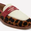 Nya Penny Loafers Leopard Colourblock
