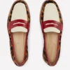 Nya Penny Loafers Leopard Colourblock