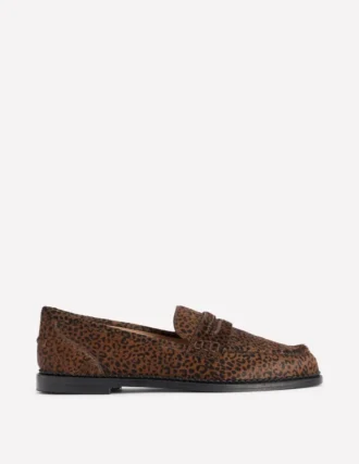 Nya Penny Loafers Mini Leopard