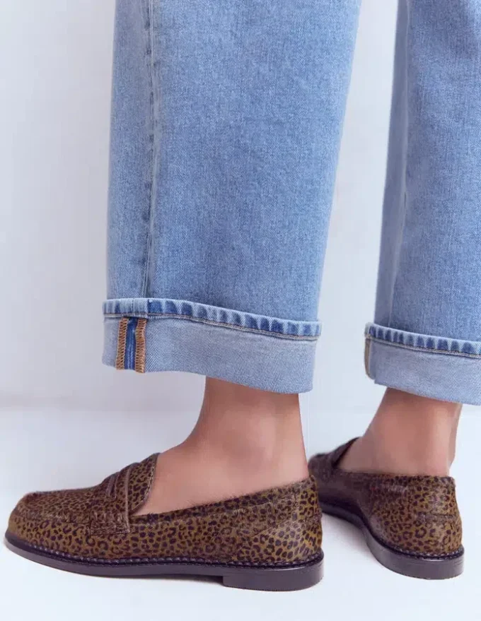 Nya Penny Loafers Mini Leopard Nya Penny Loafers Mini Leopard