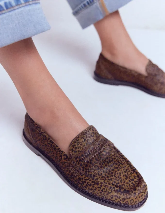 Nya Penny Loafers Mini Leopard Nya Penny Loafers Mini Leopard