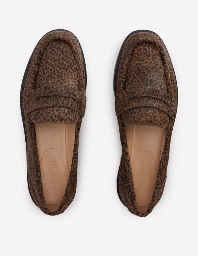 Nya Penny Loafers Mini Leopard Nya Penny Loafers Mini Leopard