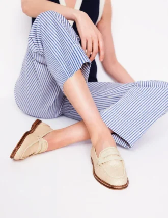 Nya Penny Loafers Natural