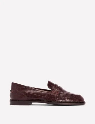 Nya Penny Loafers Oxblood