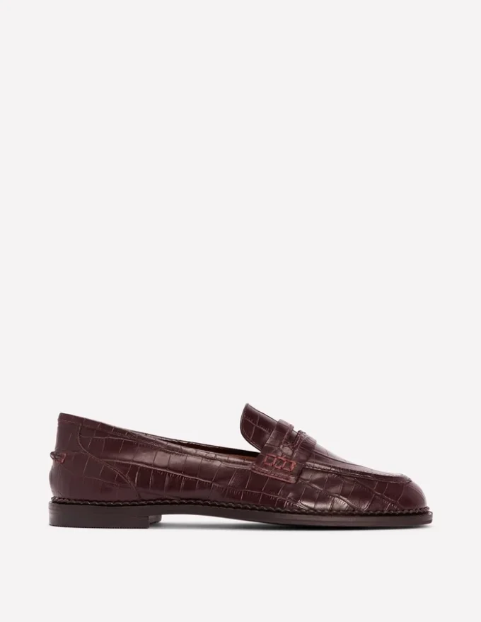 Nya Penny Loafers Oxblood Nya Penny Loafers Oxblood