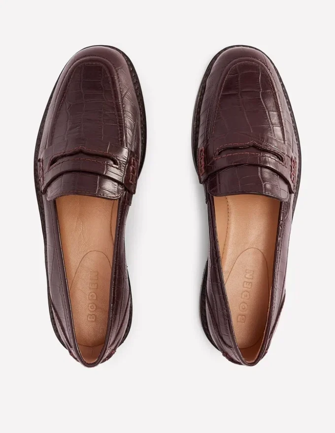 Nya Penny Loafers Oxblood Nya Penny Loafers Oxblood