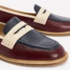 Nya Penny Loafers Oxblood/Navy Nya Penny Loafers Oxblood/Navy