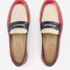 Nya Penny Loafers Pillarbox Red/Navy Nya Penny Loafers Pillarbox Red/Navy