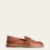 Nya Penny Loafers Tan Burnished Leather Nya Penny Loafers Tan Burnished Leather