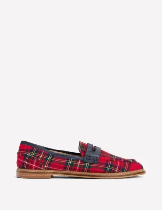 Nya Penny Loafers Tartan