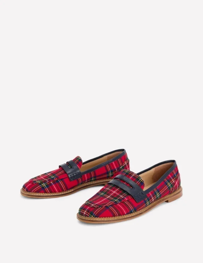 Nya Penny Loafers Tartan Nya Penny Loafers Tartan