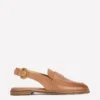 Nya Slingback Penny Loafers Tan Nya Slingback Penny Loafers Tan