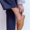 Nya Slingback Penny Loafers Tan Nya Slingback Penny Loafers Tan