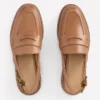 Nya Slingback Penny Loafers Tan Nya Slingback Penny Loafers Tan