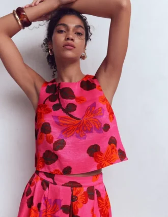 Occasion Shell Top Multi, Elaborate Blossom