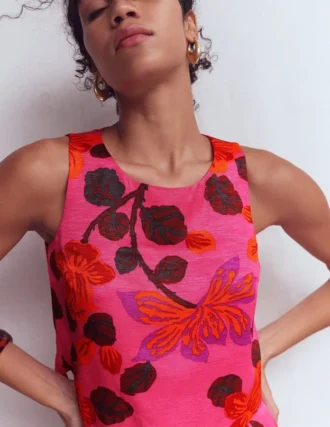Occasion Shell Top Multi, Elaborate Blossom