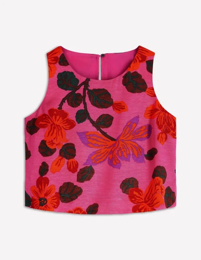 Occasion Shell Top Multi, Elaborate Blossom Occasion Shell Top Multi, Elaborate Blossom