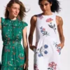Occasion Short Linen Dress White Embroidery Occasion Short Linen Dress White Embroidery