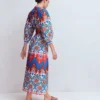 Octavia Cotton Dress Multi Ikat Dream Octavia Cotton Dress Multi Ikat Dream