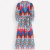Octavia Cotton Dress Multi Ikat Dream Octavia Cotton Dress Multi Ikat Dream