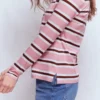 Olivia Long Sleeve Breton Formica Pink and Russet Stripe Olivia Long Sleeve Breton Formica Pink and Russet Stripe