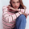 Olivia Long Sleeve Breton Formica Pink and Russet Stripe Olivia Long Sleeve Breton Formica Pink and Russet Stripe