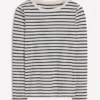 Olivia Long Sleeve Breton Ivory, Black Olivia Long Sleeve Breton Ivory, Black