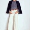 Olivia Long Sleeve Breton Navy, Ivory Olivia Long Sleeve Breton Navy, Ivory