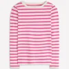 Olivia Long Sleeve Breton Pink Peony Stripe Olivia Long Sleeve Breton Pink Peony Stripe