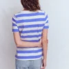 Olivia Short Sleeve Breton Baja Blue and Ivory Stripe Olivia Short Sleeve Breton Baja Blue and Ivory Stripe