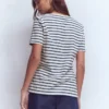 Olivia Short Sleeve Breton Ivory, Navy Olivia Short Sleeve Breton Ivory, Navy