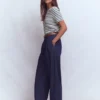Olivia Short Sleeve Breton Ivory, Navy Olivia Short Sleeve Breton Ivory, Navy