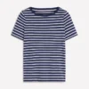 Olivia Short Sleeve Breton Navy, Ivory Olivia Short Sleeve Breton Navy, Ivory