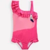 One Shoulder Appliqué Swimsuit Sorbet Pink Flamingo One Shoulder Appliqué Swimsuit Sorbet Pink Flamingo