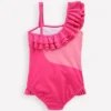 One Shoulder Appliqué Swimsuit Sorbet Pink Flamingo One Shoulder Appliqué Swimsuit Sorbet Pink Flamingo