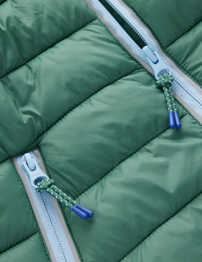 Pack-away Padded Jacket Green and Blue Pack-away Padded Jacket Green and Blue