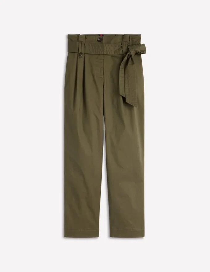 Paperbag Waist Trousers Woodland Green Paperbag Waist Trousers Woodland Green