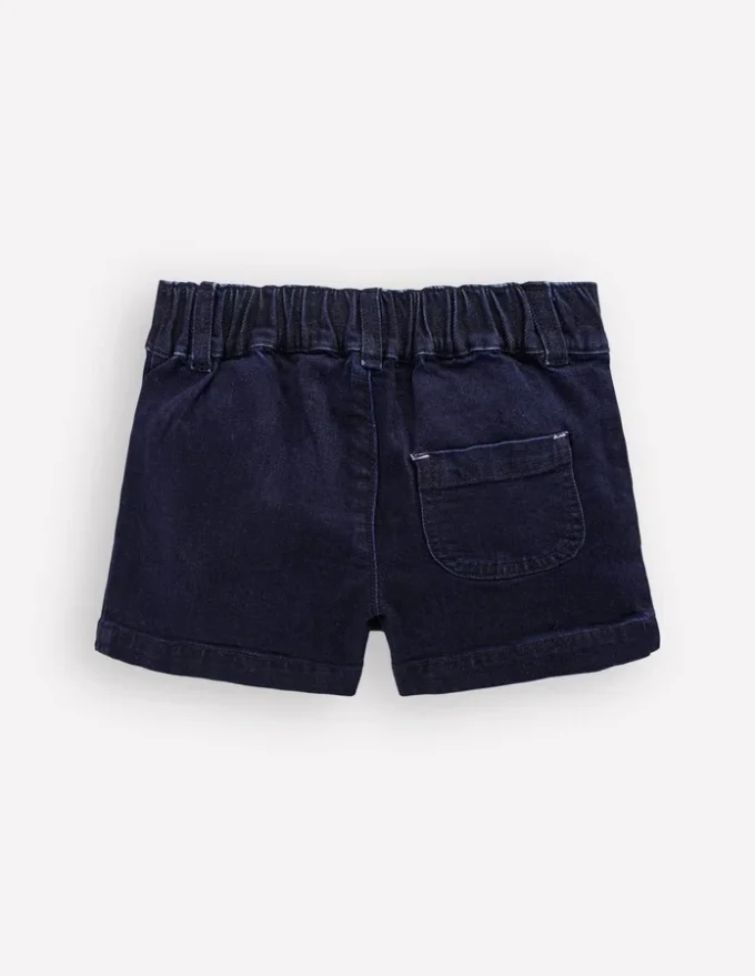 Patch Pocket Shorts Dark Wash Denim Patch Pocket Shorts Dark Wash Denim