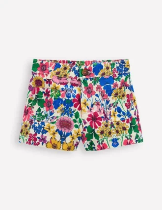 Patch Pocket Shorts Multi Rainbow Floral