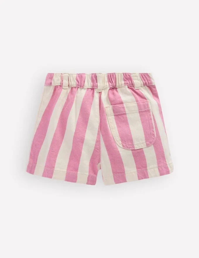 Patch Pocket Shorts Pink Stripe Patch Pocket Shorts Pink Stripe