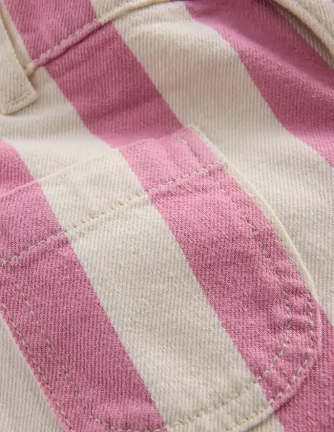 Patch Pocket Shorts Pink Stripe Patch Pocket Shorts Pink Stripe