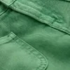 Patch Pocket Straight Jeans Green Patch Pocket Straight Jeans Green