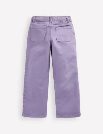 Patch Pocket Straight Jeans Parma Violet Purple
