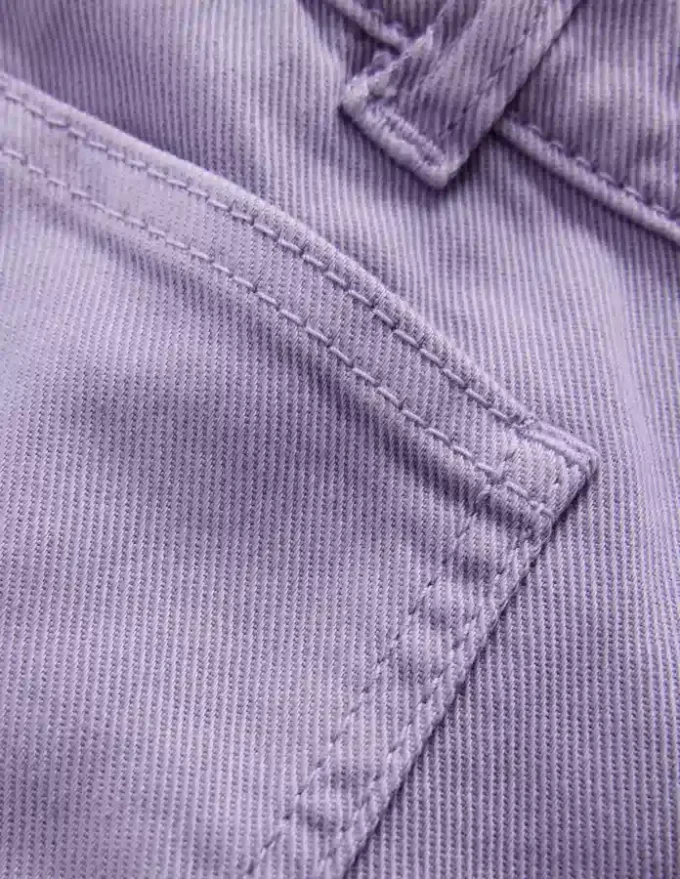 Patch Pocket Straight Jeans Parma Violet Purple