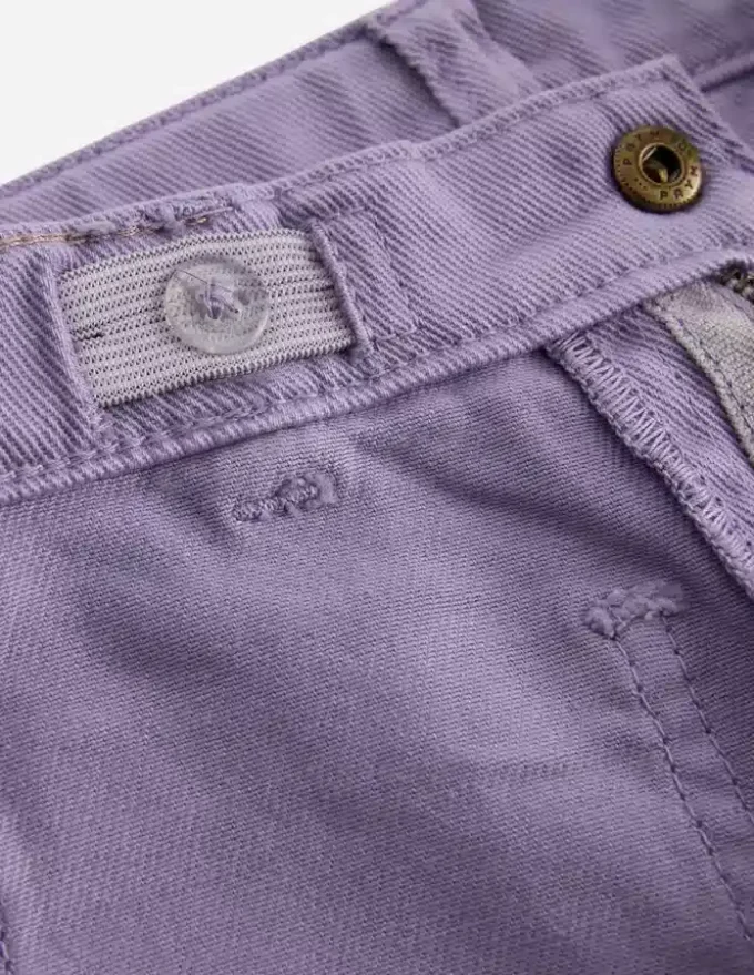 Patch Pocket Straight Jeans Parma Violet Purple